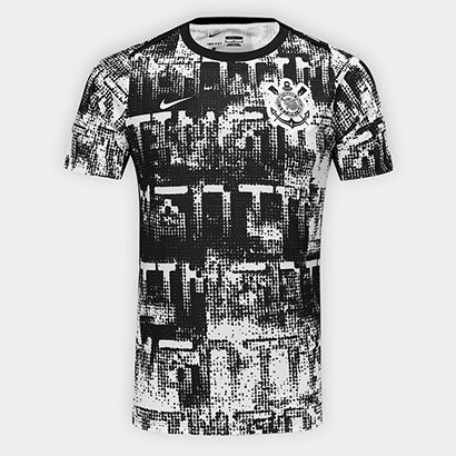 Camisa Corinthians Pré-Jogo 26/27 Nike Masculina - Preto