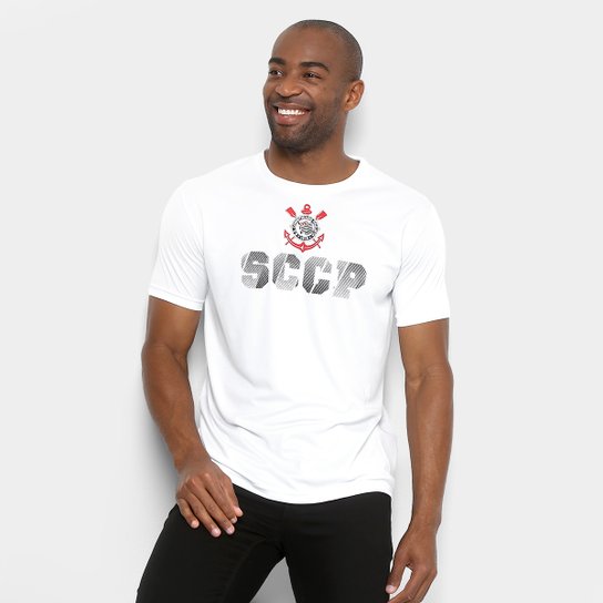 Camiseta Corinthians Davis Masculina - Branco