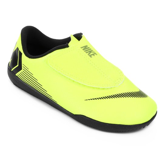 Chuteira Futsal Infantil Nike Vapor 12 Club PS IC - Amarelo+Preto
