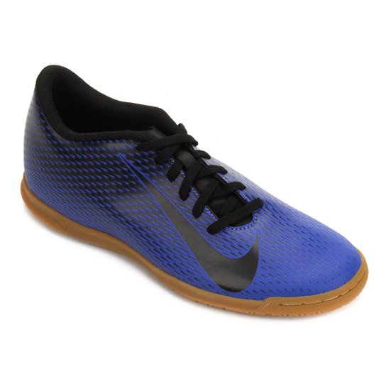 Chuteira Futsal Nike Bravata 2 IC Masculina - Azul+Preto