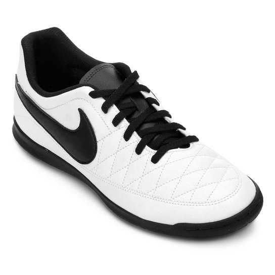 Chuteira Futsal Nike Majestry IC Masculina - Branco+Preto