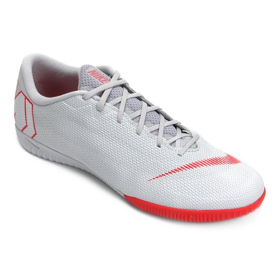 Chuteira Futsal Nike Mercurial Vapor 12 Academy Masculina - Cinza
