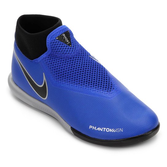 Chuteira Futsal Nike Phantom VSN Academy DF IC Masculina - Azul+Preto