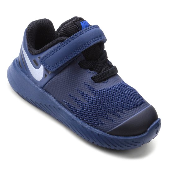 Tênis Infantil Couro Nike Star Runner Reflective Masculino - Marinho
