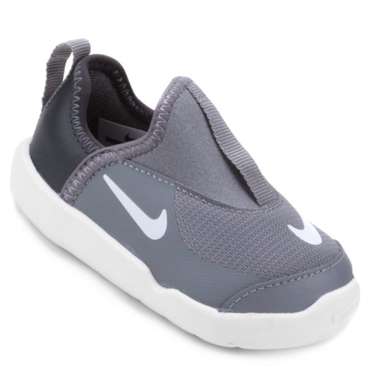 Tênis Infantil Nike Lil' Swoosh Masculino - Cinza+Branco