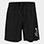 Bermuda Corinthians Com Zíper Lateral Masculina - Preto