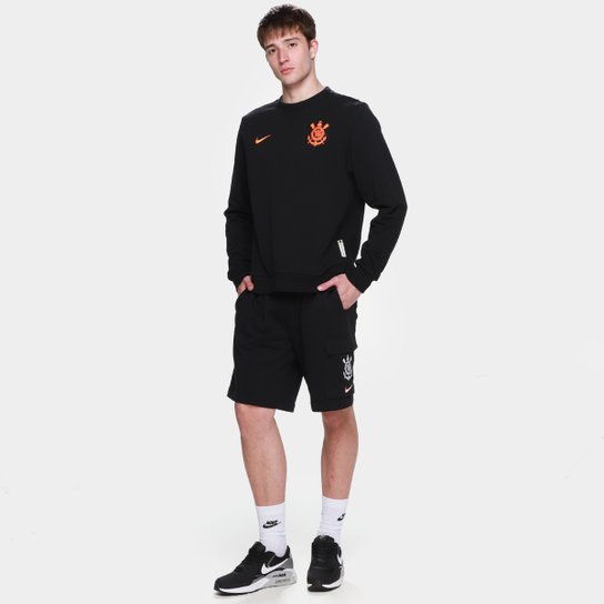 Blusão Corinthians Nike Total 90 Crew Masculino