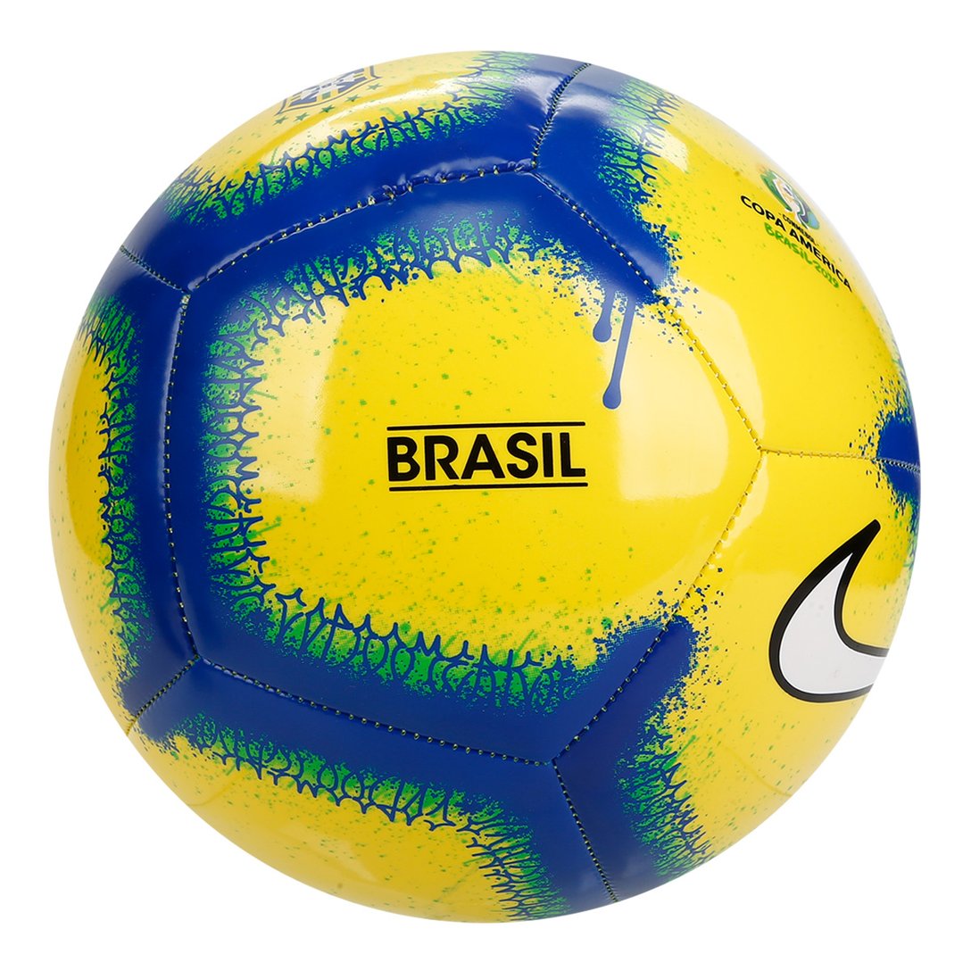 Bola de Futebol Campo Brasil Nike Pich Conmebol Copa América Amarelo Shop Timão Bola de Futebol Campo Brasil Nike Pich Conmebol Copa América Amarelo Shop Timão