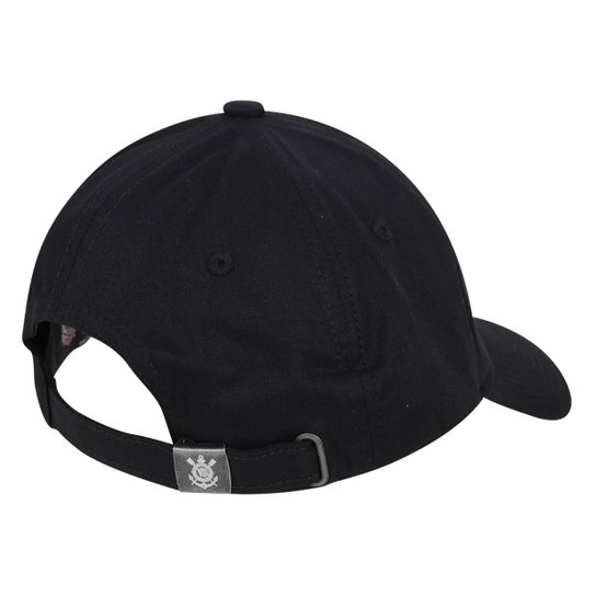 Boné Aba Curva SuperCap Corinthians Bordado Strapback