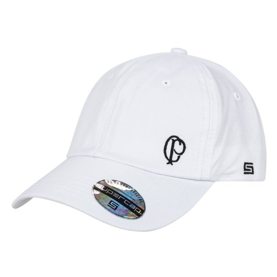 Boné Aba Curva SuperCap Corinthians Bordado Strapback