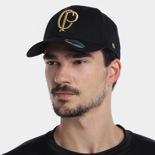 Boné Aba Curva SuperCap Corinthians Strapback