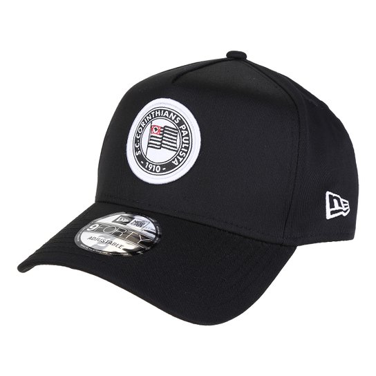 Boné New Era Corinthians Logo 940 Aba Curva