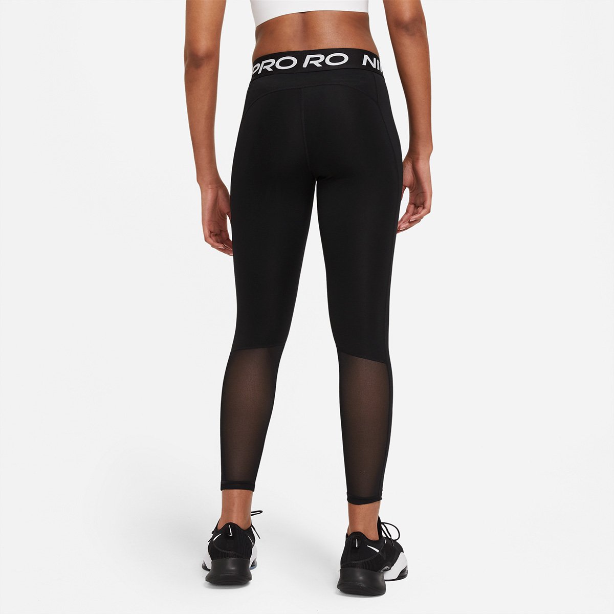 Calça Legging Nike 365 Tight Feminina Preto+Branco Shop Timão