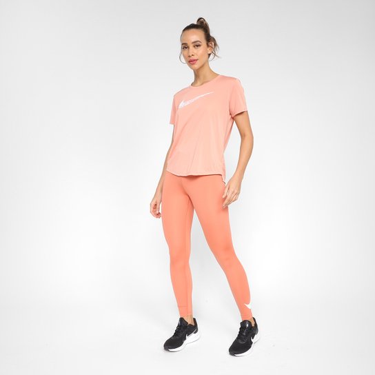 Calça Nike Dri-Fit Swash Run 7/8 Cintura Média Feminina