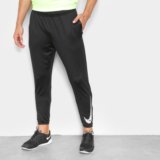 Calça Nike Essentials Knit Masculina - Preto+Branco