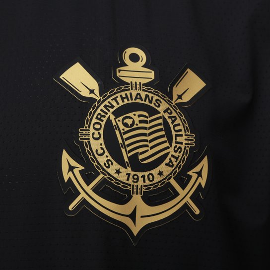 Camisa Corinthians Brasão Dourado Masculina