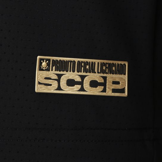 Camisa Corinthians Brasão Dourado Masculina