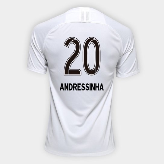 Camisa Corinthians I 19/20 - Andressinha N° 20 - Torcedor Nike Masculina