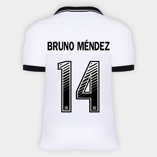 Camisa Corinthians I 20/21 - Bruno Méndez Nº 14 - Torcedor Nike Masculina