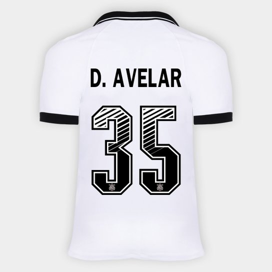 Camisa Corinthians I 20/21 - D. Avelar Nº 35 - Torcedor Nike Masculina
