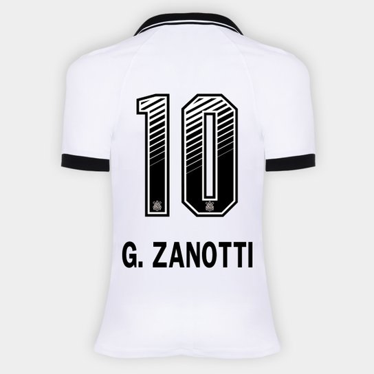 Camisa Corinthians I 20/21 - G. Zanotti N° 10 - Torcedor Nike Feminina