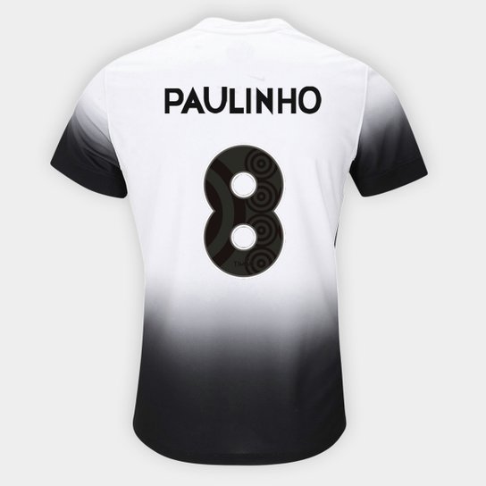 Camisa Corinthians I 24/25 - Paulinho N° 8 Torcedor Nike Masculina