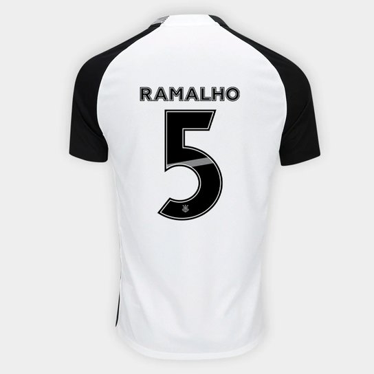 Camisa Corinthians I 25/26 André Ramalho Nº 5 Torcedor Nike Masculina