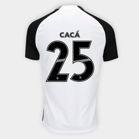 Camisa Corinthians I 25/26 Cacá N° 25 Torcedor Nike Masculina