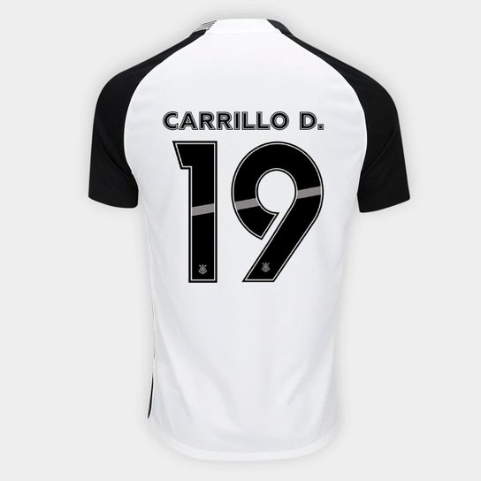 Camisa Corinthians I 25/26 Carrillo Nº19 Torcedor Nike Masculina
