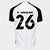 Camisa Corinthians I 25/26 Fabrizio Anglieri Nº 26 Torcedor Nike Masculina - Branco+Preto