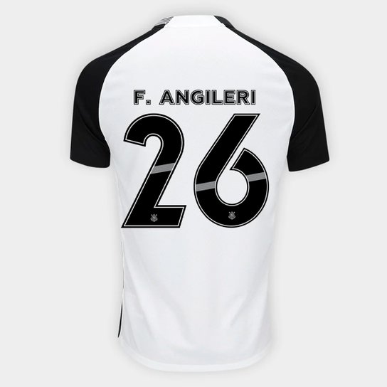 Camisa Corinthians I 25/26 Fabrizio Anglieri Nº 26 Torcedor Nike Masculina