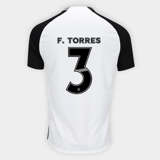 Camisa Corinthians I 25/26 Felix Torres N° 3 Torcedor Nike Masculina