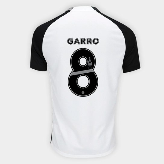 Camisa Corinthians I 25/26 Garro Nº 8 Torcedor Nike Masculina