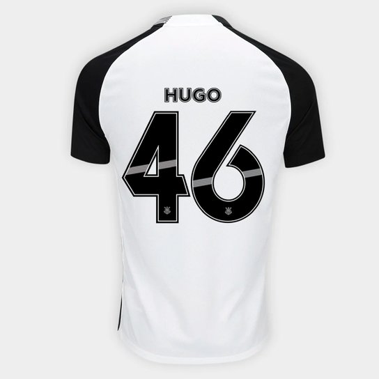 Camisa Corinthians I 25/26 Hugo N° 46 Torcedor Nike Masculina