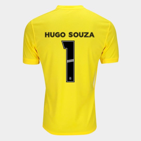 Camisa Corinthians I 25/26 Hugo Souza N° 1 Torcedor Nike Masculina