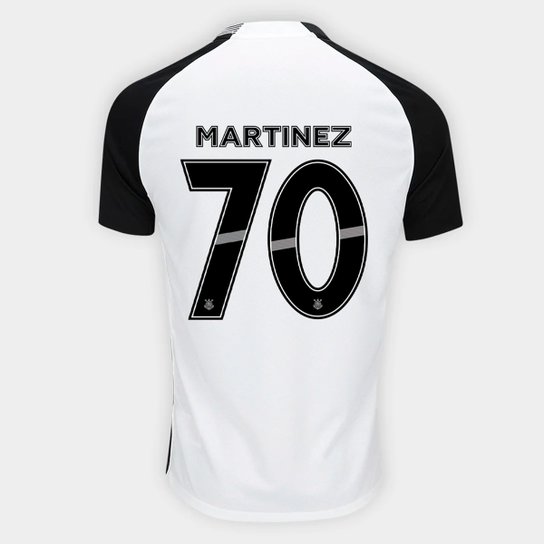 Camisa Corinthians I 25/26 J. Martinez Nº 70 Torcedor Nike Masculina