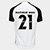 Camisa Corinthians I 25/26 Matheus Bidu Nº 21 Torcedor Nike Masculina - Branco+Preto