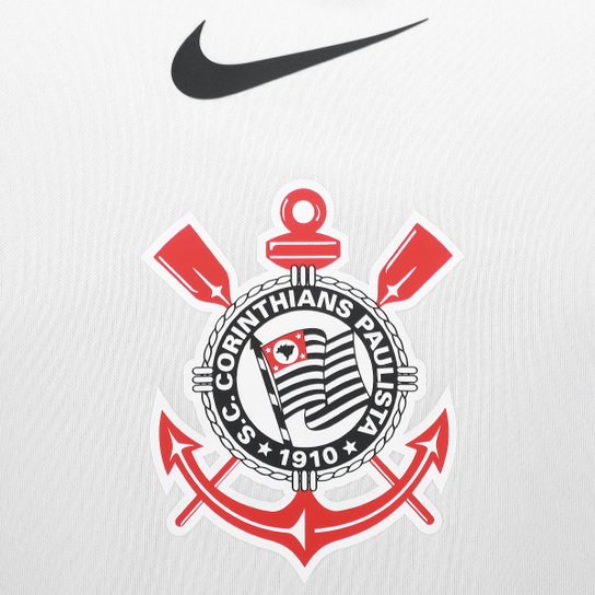 Camisa Corinthians I 25/26 s/n Torcedor Supporter Nike Masculina