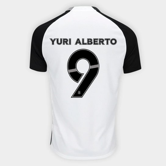 Camisa Corinthians I 25/26 Yuri Alberto N° 9 Torcedor Nike Masculina