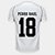 Camisa Corinthians I 26/27 Pedro Raul N° 18 Torcedor Nike Masculina - Branco+Preto