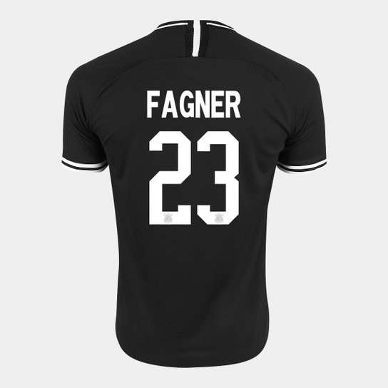 Camisa Corinthians II 19/20 - Fagner Nº 23 - Torcedor Nike Masculina