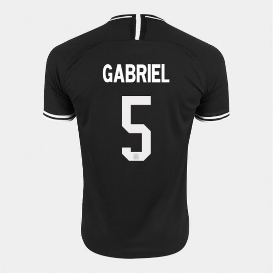 Camisa Corinthians II 19/20 - Gabriel Nº 5   - Torcedor Nike Masculina