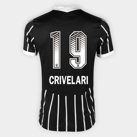 Camisa Corinthians II 20/21 - Crivelari N° 19 - Torcedor Nike Masculina