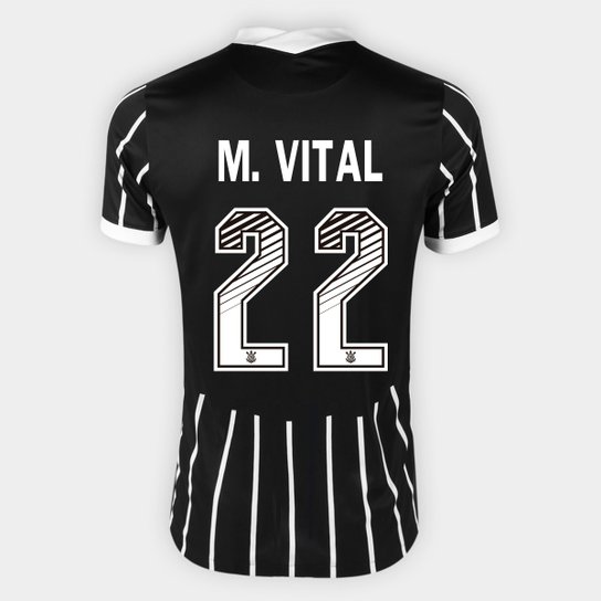Camisa Corinthians II 20/21 - M. Vital Nº 22 - Torcedor Nike Masculina