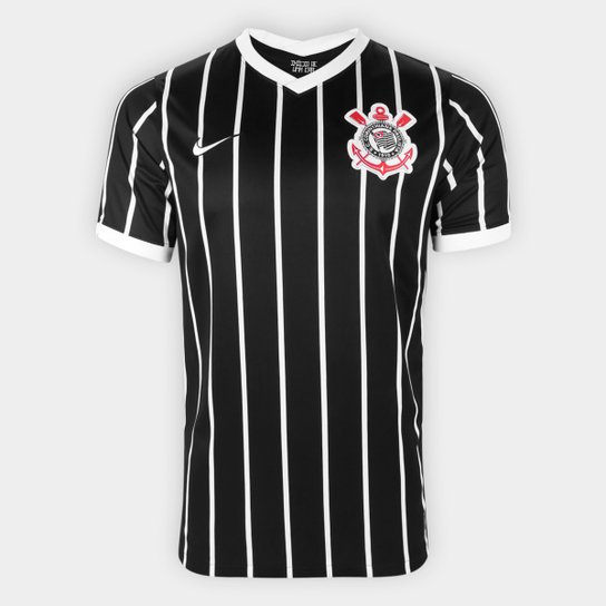 Camisa Corinthians II 20/21 - Suellen R. N° 27 - Torcedor Nike Masculina - Preto+Branco