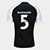 Camisa Corinthians II 25/26 André Ramalho Nº 5 Torcedor Nike Masculina - Preto+Branco
