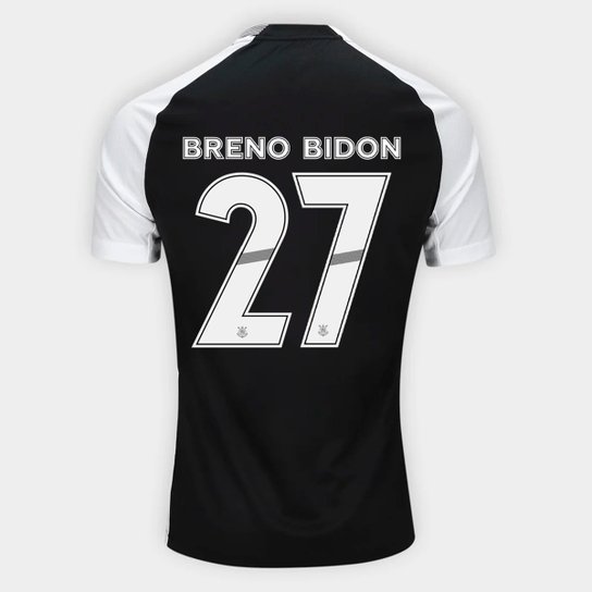 Camisa Corinthians II 25/26 Breno Bidon N° 27 Torcedor Nike Masculina