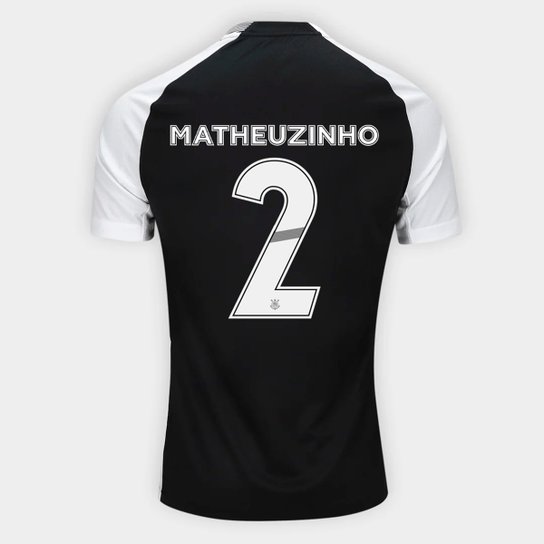 Camisa Corinthians II 25/26 Matheuzinho Nº 2 Torcedor Nike Masculina