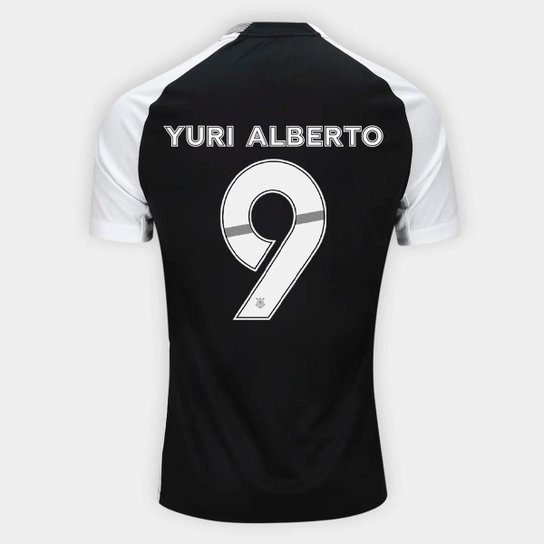 Camisa Corinthians II 25/26 Yuri Alberto N° 9 Torcedor Nike Masculina