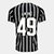 Camisa Corinthians II 26/27 André N° 49 Torcedor Nike Masculina - Preto+Branco